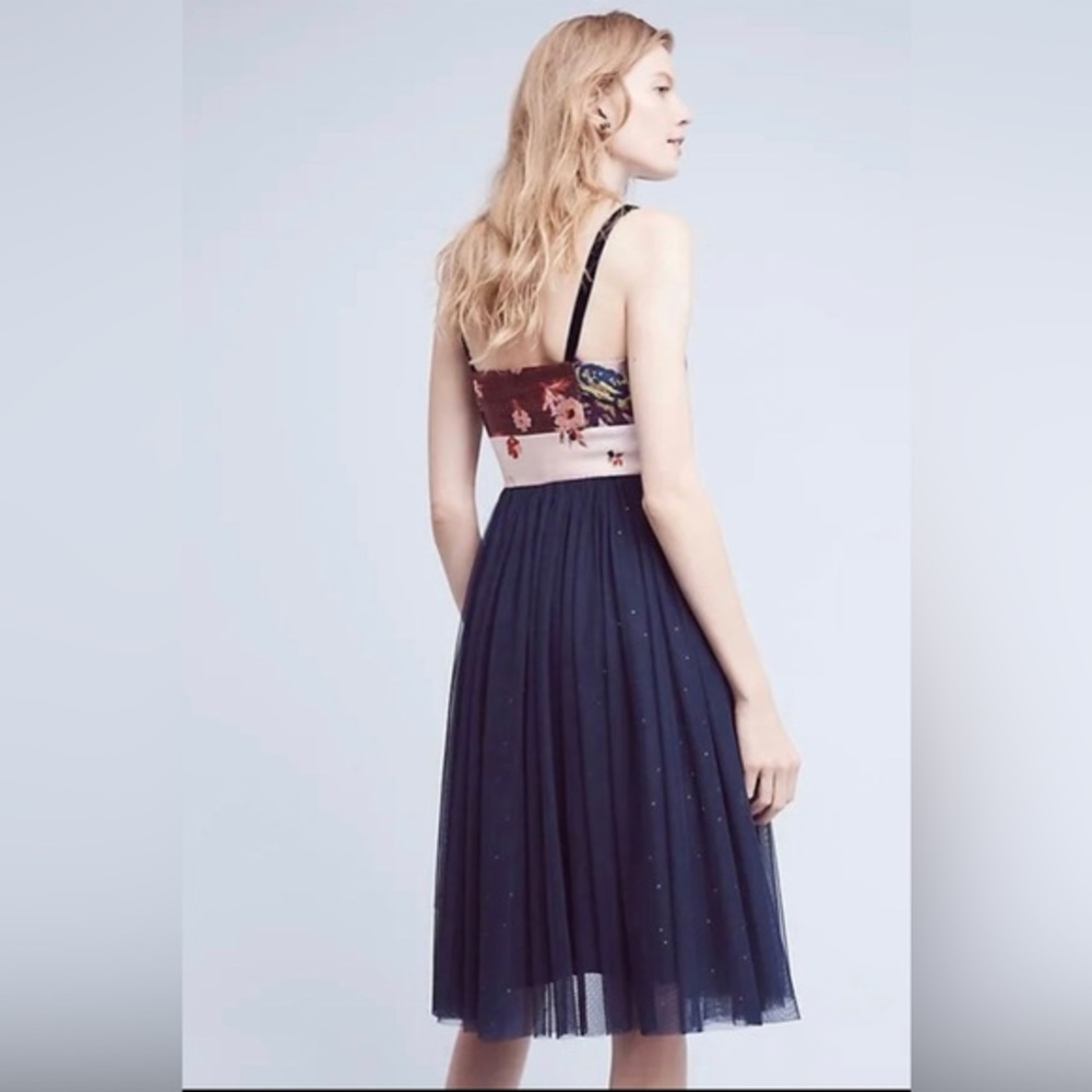 Anthropologie: NWT Moulinette Soeurs Tulle Skirted‎ Dress, Size 2 - Picture 3 of 11